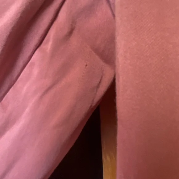 Chicos Sandwashed Satin Ruffle Blouse - Picture 5 of 10